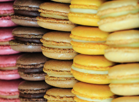 color macaroon as very nice sweet food background