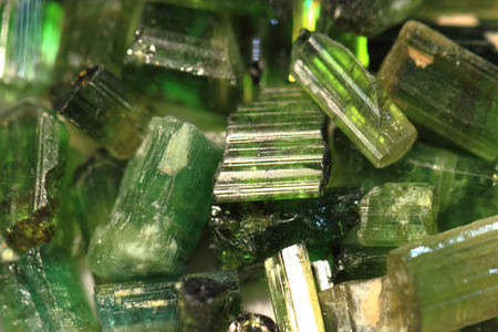 green verdelite mineral texture as nice natural backgroundの写真素材