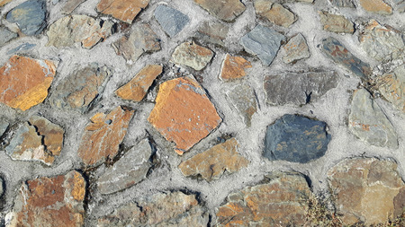 old stone wall as nice architecture background