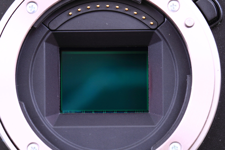camera chip as nice photo technology background