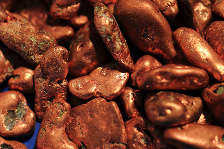 copper metal texture as very nice mineral backgroundの写真素材