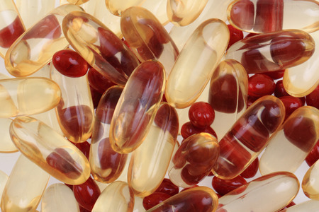 different pills as very nice medical background