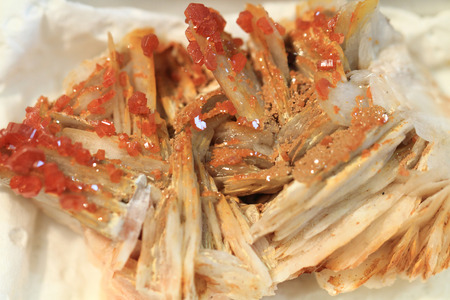 vanadinite mineral texture as nice natural background