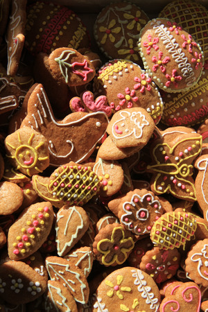 traditional czech easter gingerbread as nice background