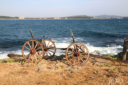 bulgarian sea detail as very nice natural backgroundの写真素材