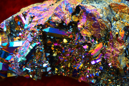 rainbow crystal texture as very nice mineral background