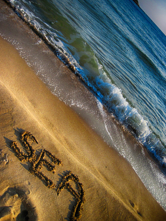 sea and beach in the Bulgaria in Tsarevoの写真素材