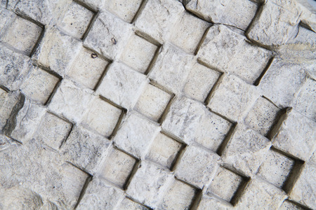 stone cubes texture as nice historical backgroundの写真素材