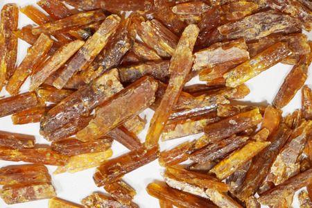 unknown mineral isolated on the white background