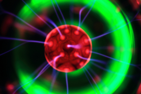 plasma lamp experiment as very nice color background