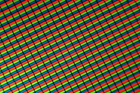 micro photo of phone LCD display as nice backgroundの写真素材