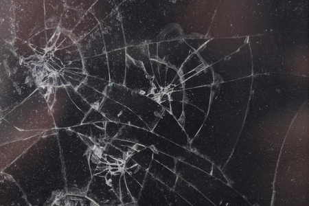 micro photo of damaged phone LCD display as nice backgroundの写真素材