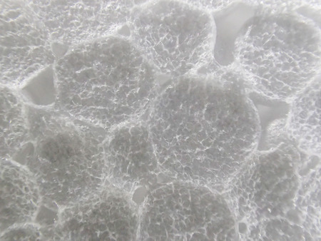 white polystyrene plastic texture as very nice micro photo backgroundの写真素材