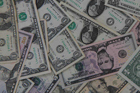 dollar money banknote texture as nice finance backgroundの写真素材