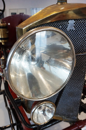 light detail of old car as very nice background
