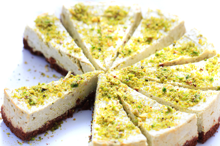 pistachio cake as very nice food backgroundの写真素材
