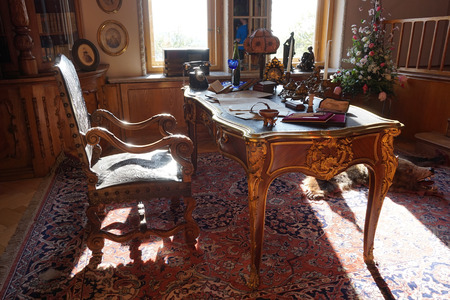 old office interior as very nice backgroundのeditorial素材