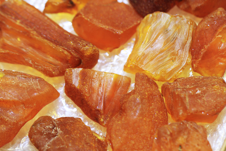 natural amber mineral texture as very nice backgroundの写真素材