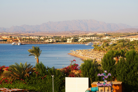 beach in the egypt as very nice backgroundの写真素材