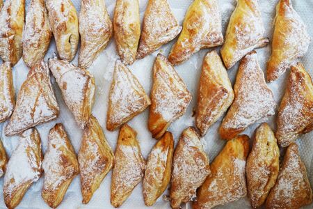 sweet curd cakes as nice food background