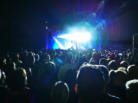 abstract concert texture as very nice color backgroundの写真素材