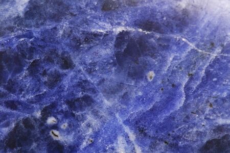 sodalite mineral texture as very nice blue natural backgroundの写真素材
