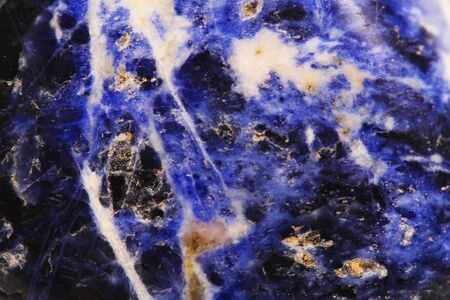 sodalite mineral texture as very nice blue natural backgroundの写真素材