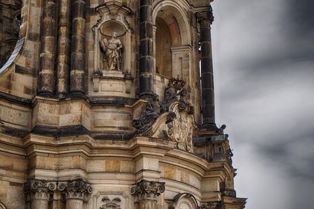 detail of Dresden architecture as history backgroundの写真素材