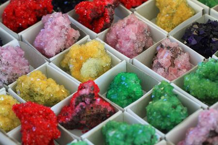color minerals and gems texture as very nice natural background
