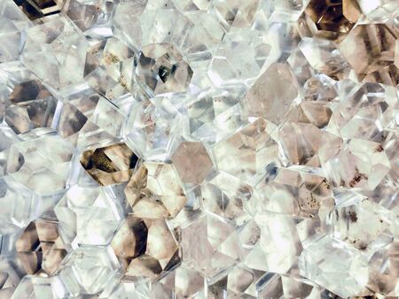 white crystal mineral texture as nice backgroundの写真素材