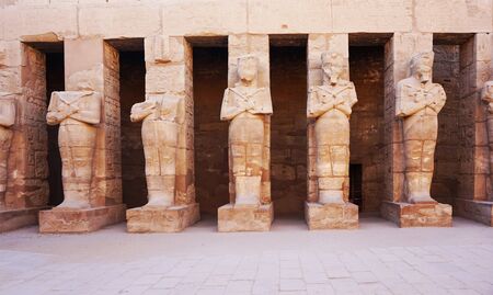 Great Hypostyle Hall at the Temples of Karnak Egyptの写真素材