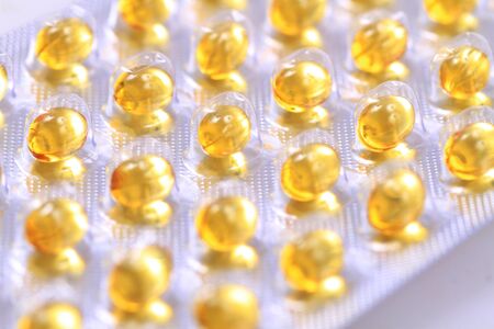 vitamin D pills as very nice pharmacy background