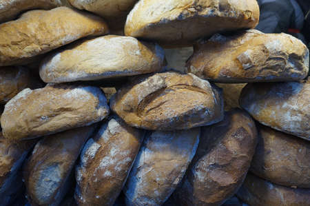 fresh bread texture as very nice gourmet backgroundの写真素材