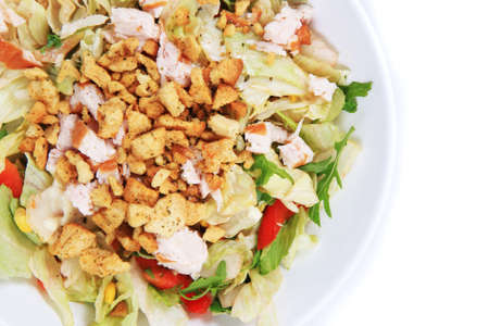 gourmet ceasar salad as very nice backgroundの写真素材