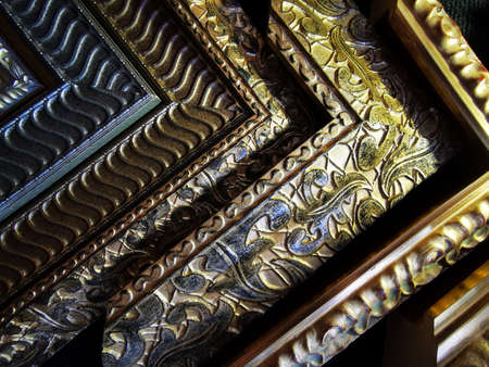 texture from the old frames as new background