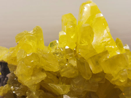 sulfur mineral texture as very nice mineral background