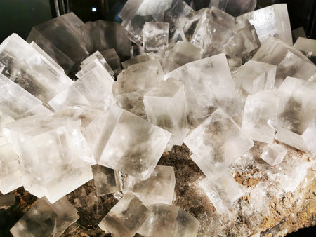 salt cubes mineral texture as nice background