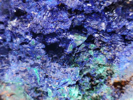 azurite mineral texture as very nice mineral backgroundの写真素材
