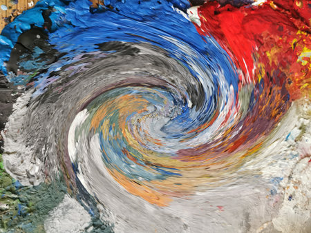 color acrylic palette texture as very nice abctract background