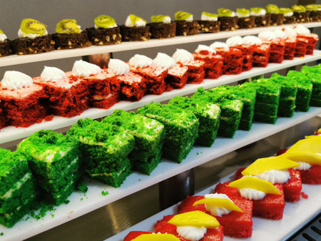 Egypt desserts as very nice food backgroundの写真素材