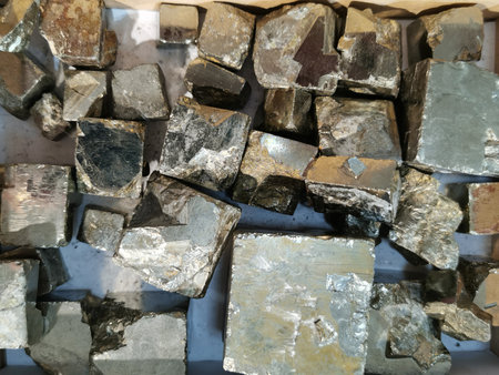 pyrite crystal texture as very nice background