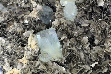 aquamarine mineral crystal as very nice natural background