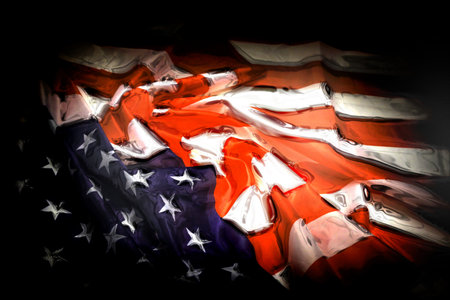 abstract usa flag texture as nice background