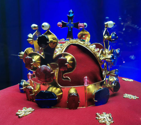 Czech king crown as very important symbol