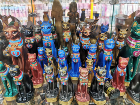 traditional Egyptian tourist souvenirsの写真素材