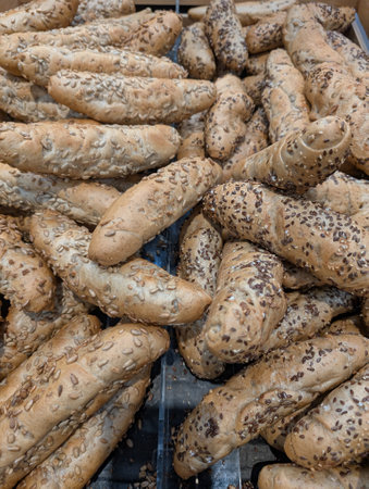 Czech rolls as very nice food background