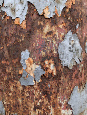 corroded old metal texture as easy backgroundの写真素材