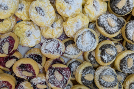 Czech wedding cakes as very nice food backgroundの写真素材
