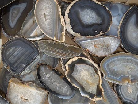 agate mineral texture as very nice natural backgroundの写真素材