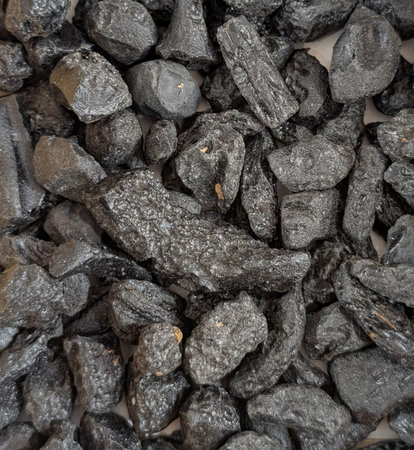 tektite mineral collection as nice natural backgroundの写真素材